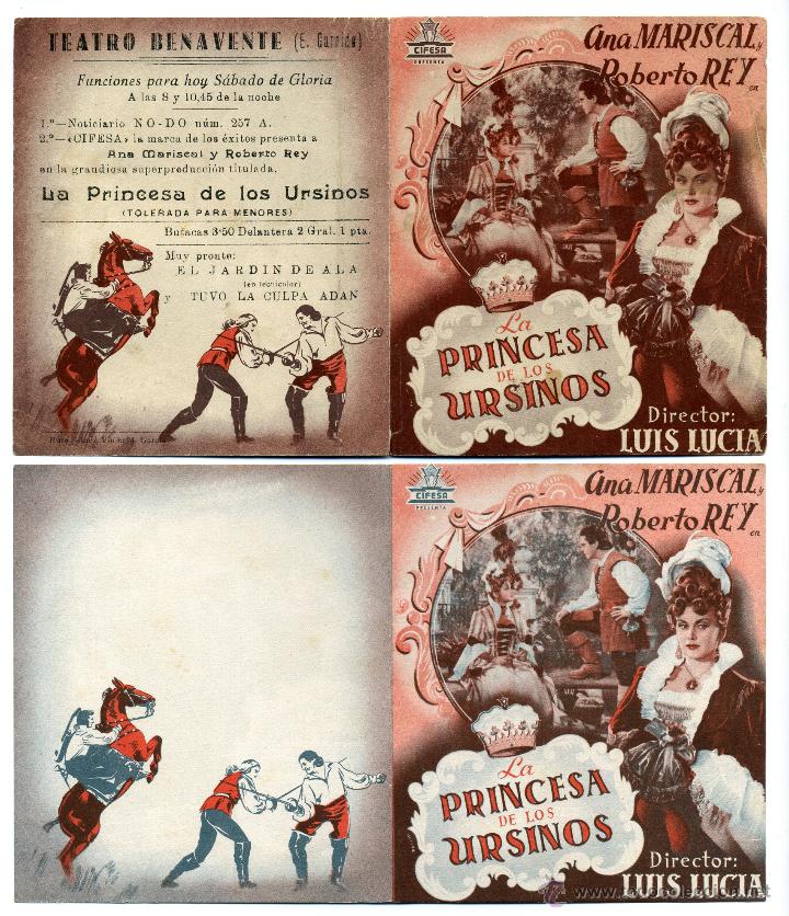 Cine: LA PRINCESA DE LOS URSINOS, con Jos&eacute; Isbert. - Foto 1