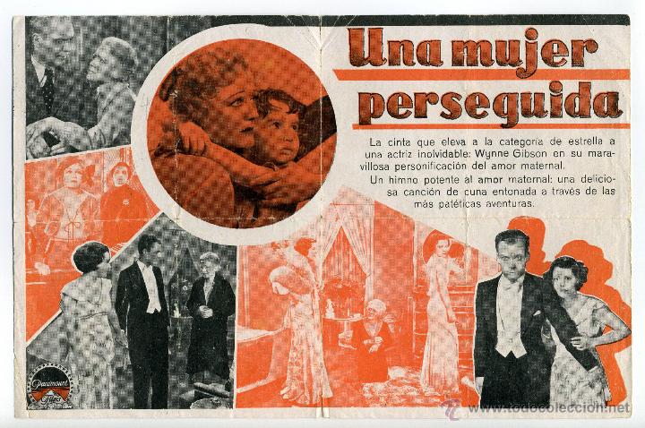 Cine: UNA MUJER PERSEGUIDA, con Pat Obrien. - Foto 2