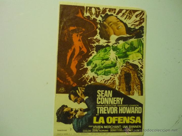 Cine: PROGRAMA LA OFENSA .- SEAN CONNERY - Foto 1