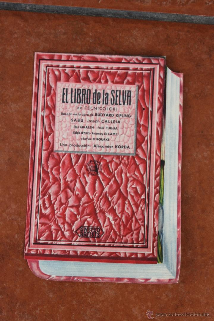 Cine: FOLLETO DE MANO: EL LIBRO DE LA SELVA