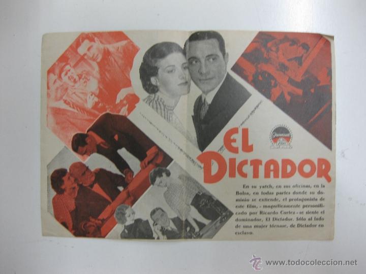 Cine: PROGRAMA CINE EL DICTADOR CON ELIZABETH YOUNG.PARAMOUNT FILMS - Foto 2