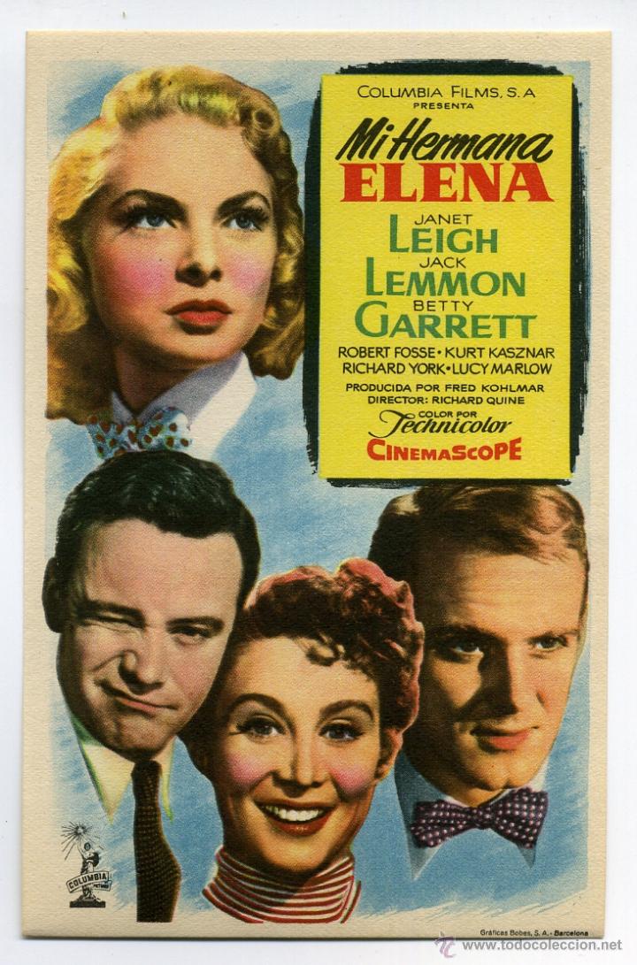 Cine: MI HERMANA ELENA, con Janet Leigh. - Foto 1