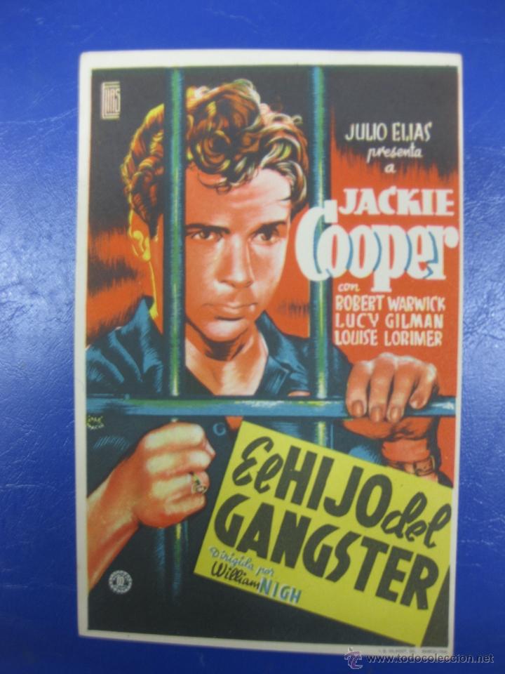 Cine: PROGRAMA CINE.- EL HIJO DEL GANSTER. JACKIE COOPER, ROBERT WARWICK.. - Foto 1