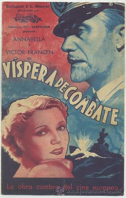 Cine: PROGRAMA DE CINE DOBLE: VISPERA DE COMBATE PC-2589 - Foto 1