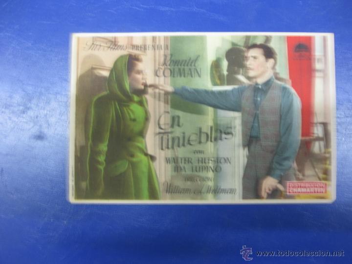 Cine: PROGRAMA CINE.- EN TINIEBLAS. RONALD COLMAN, IDA LUPINO. PARAMOUNT. - Foto 1
