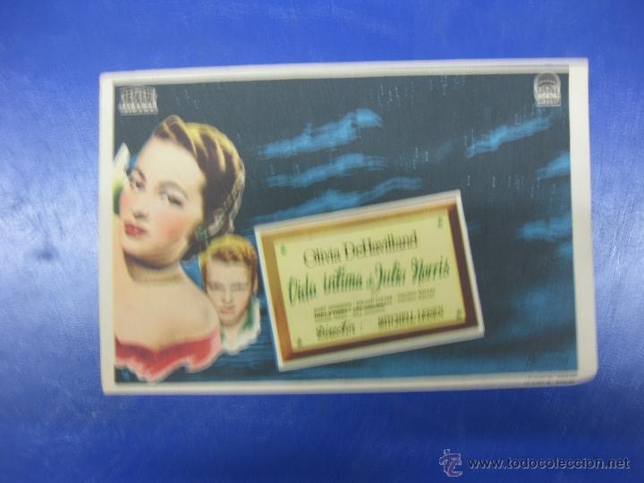 Cine: PROGRAMA CINE.- VIDA INTIMA DE JULIA NORRIS. OLIVIA DEHAVILLAND. PARAMOUNT. - Foto 1