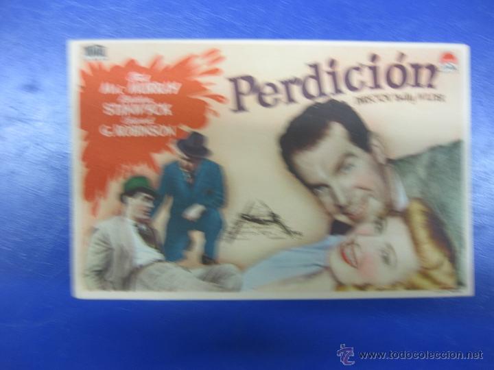 Cine: PROGRAMA CINE.- PERDICION. BARBARA STANWICK, EDWARD G. ROBINSON. PARAMOUNT. - Foto 1