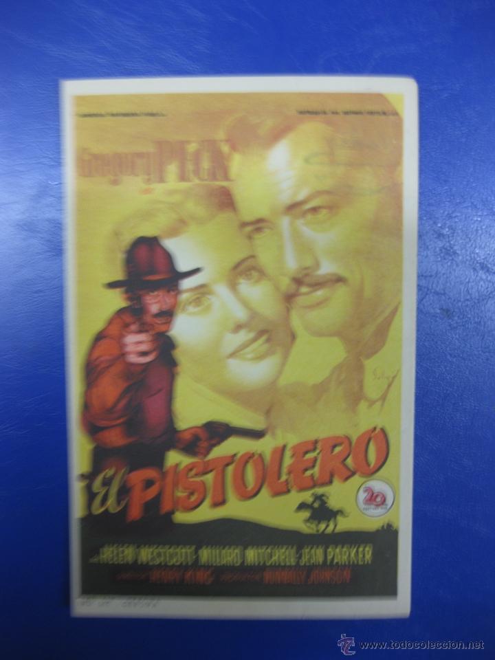 Cine: PROGRAMA DE CINE. EL PISTOLERO.GREGORY PECK.20TH CENTURY FOX. - Foto 1