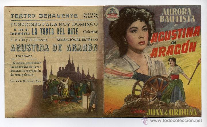 Cine: AGUSTINA DE ARAG&Oacute;N, con Aurora Bautista. - Foto 1