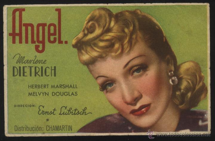 Cine: P-2686- ANGEL (Marlene Dietrich - Melvyn Douglas - Herbert Marshall - Edward Everett Horton)