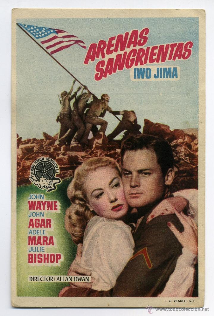 Cine: ARENAS SANGRIENTAS, con John Wayne. - Foto 1