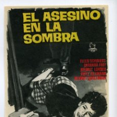  Flyers Publicitaires de films Anciens: EL ASESINO EN LA SOMBRA, CON BÁRBARA FREY.. Lote 40419457