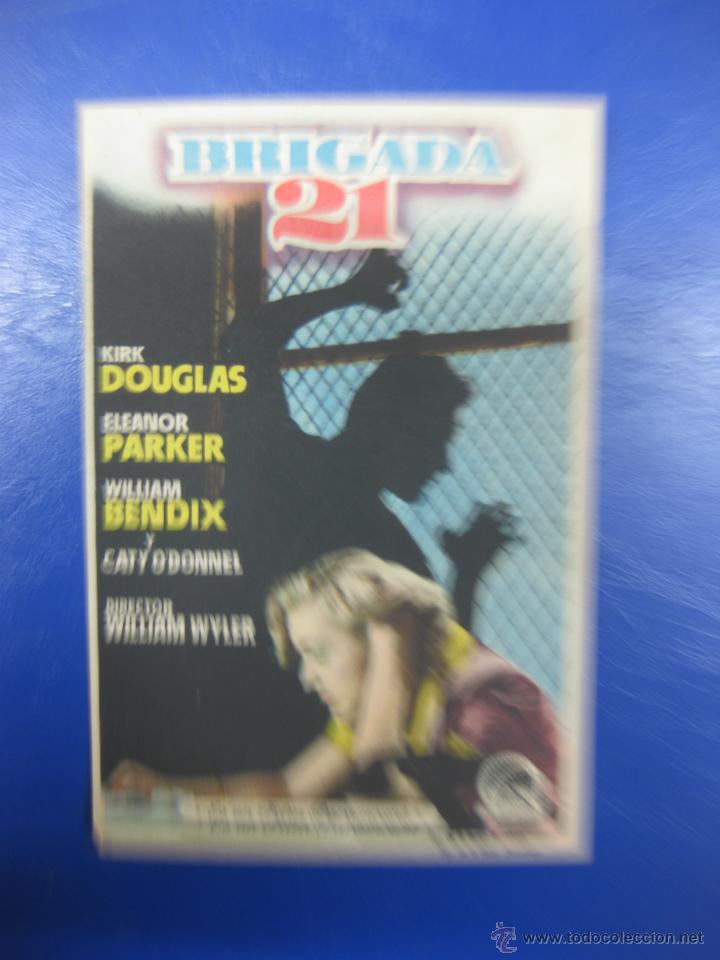 Cine: PROGRAMA CINE.- BRIGADA 21. KIRK DOUGLAS, ELEANOR PARKER. PARAMOUNT.. - Foto 1