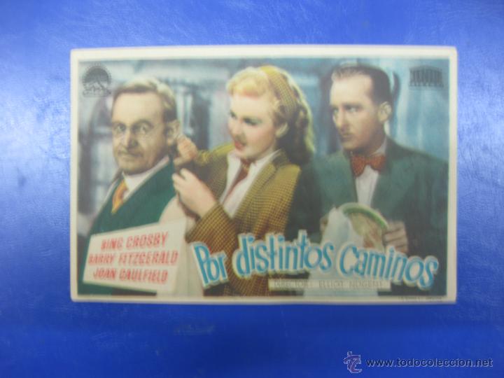 Cine: PROGRAMA CINE.- POR DISTINTOS CAMINOS. BING CROSBY. PARAMOUNT. - Foto 1