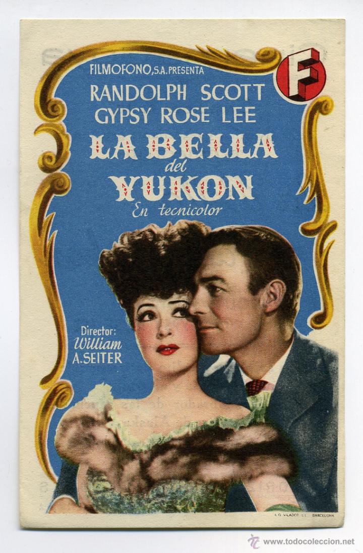 Cine: LA BELLA DEL YUKON, con Randolph Scott. - Foto 1
