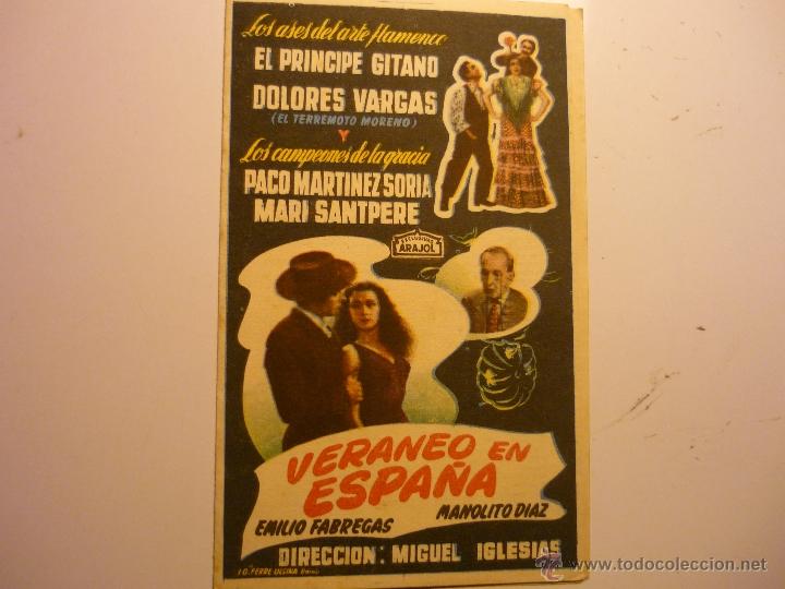 Cine: PROGRAMA DOBLE VERANEO EN ESPA&Ntilde;A- EL PRINCIPE GITANO - Foto 1