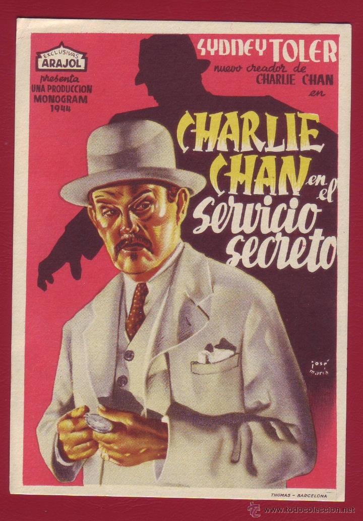 Cine: PROGRAMA DE MANO - CHARLIE CHAN EN EL SERVICIO SECRETO - Foto 1
