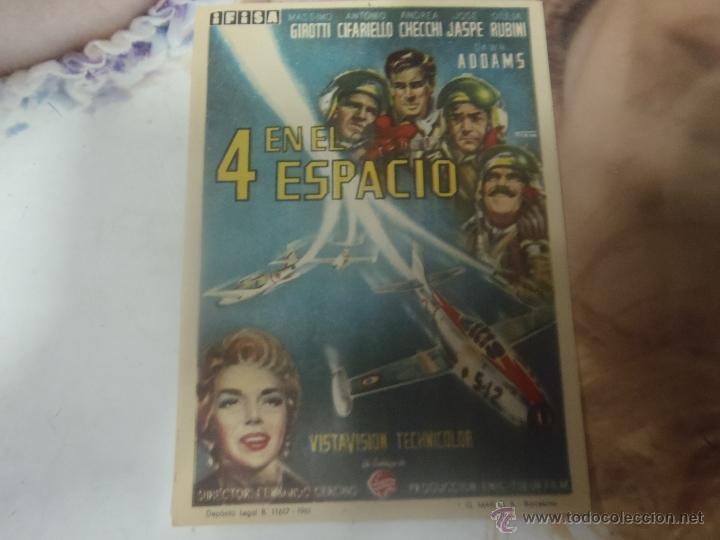 Cine: FOLLETO DE MANO 4 EN EL ESPACIO - Foto 1