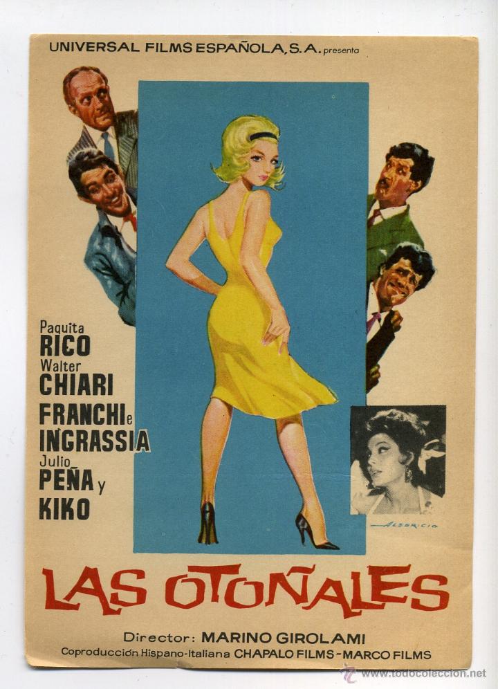 Cine: LAS OTO&Ntilde;ALES, con Paquita Rico.