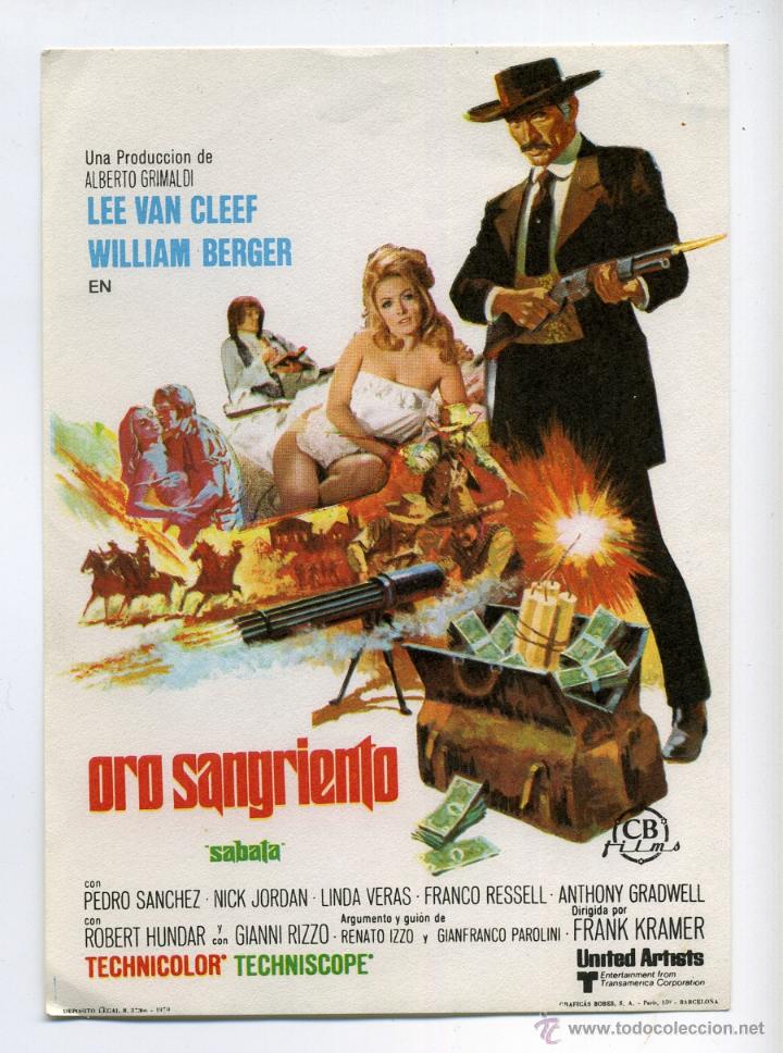 Cine: ORO SANGRIENTO, con Lee Van Cleef. - Foto 1