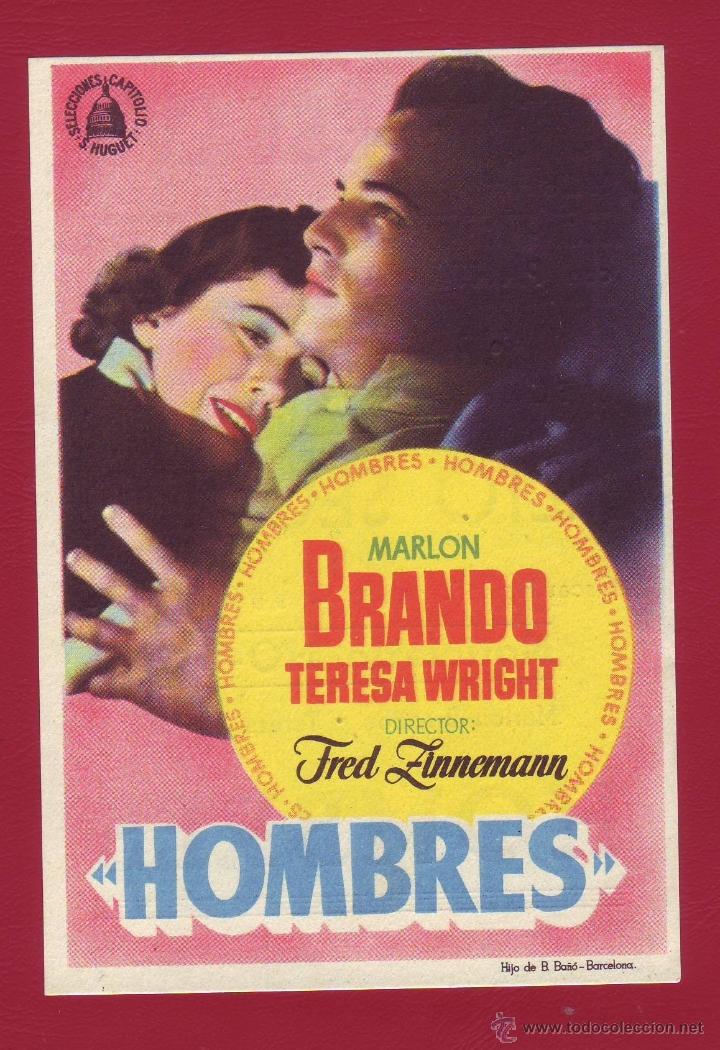 Cine: PROGRAMA DE MANO - HOMBRES - Foto 1