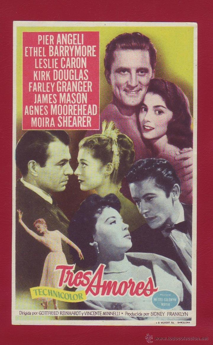 Cine: PROGRAMA DE MANO - TRES AMORES - Foto 1