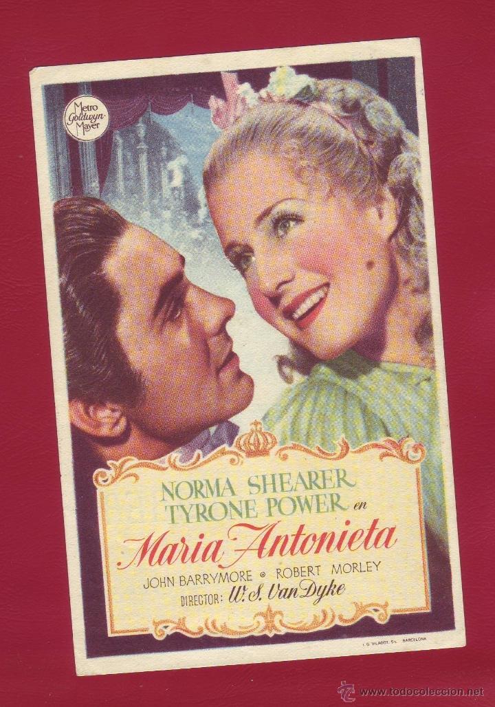 Cine: PROGRAMA DE MANO - MARIA ANTONIETA - Foto 1