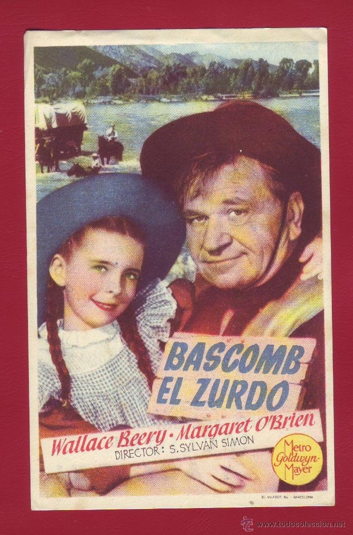 Cine: PROGRAMA DE MANO - BASCOMB EL ZURDO - Foto 1