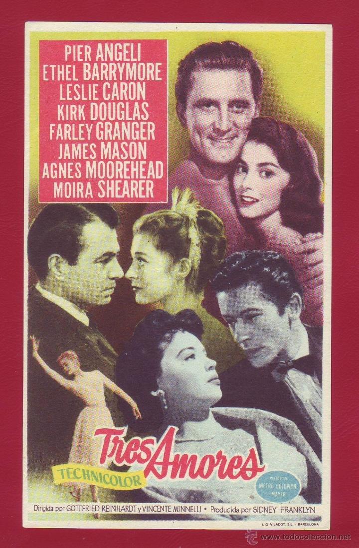 Cine: PROGRAMA DE MANO - TRES AMORES - Foto 1