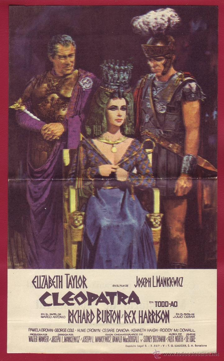 Cine: PROGRAMA DE MANO - CLEOPATRA - Foto 1