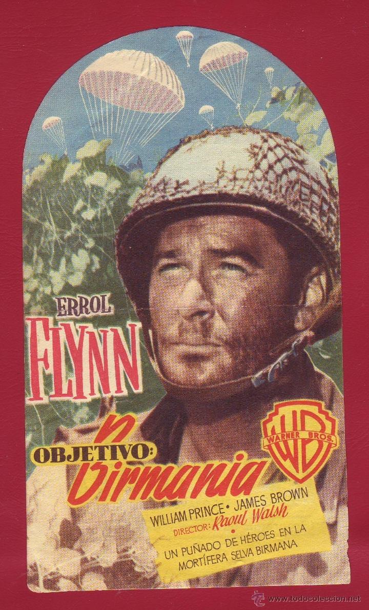 Cine: PROGRAMA DE MANO - OBJETIVO BIRMANIA - Foto 1
