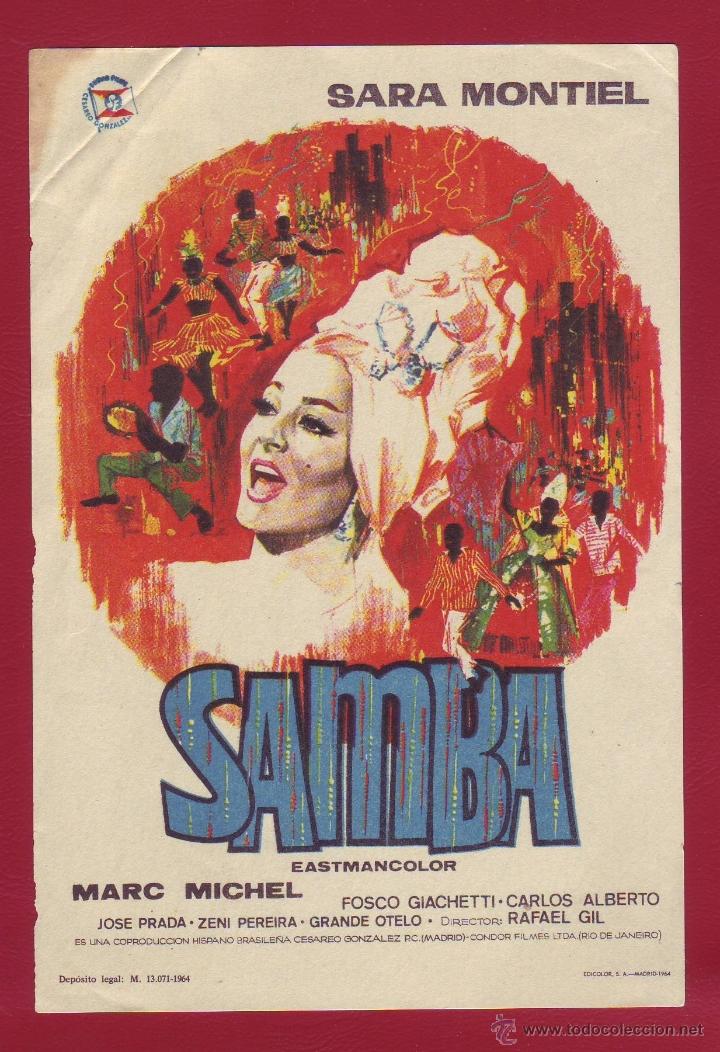 Cine: PROGRAMA DE MANO - SAMBA - Foto 1