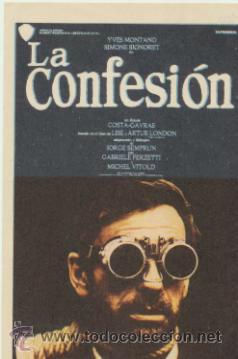 Cine: La Confesi&oacute;n. programa sencillo. - Foto 1