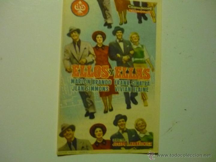 Cine: PROGRAMA ELLOS Y ELLAS.- F.SINATRA . cine sentmenatense - Foto 1