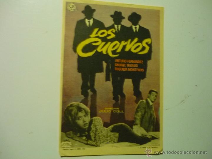 Cine: PROGRAMA LOS CUERVOS .-ARTURO FERNANDEZ .- PUBLICIDAD - Foto 1