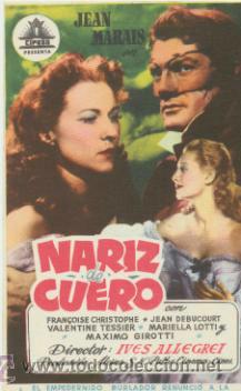 Cine: Nariz de Cuero. Sencillo de Cifesa.   &iexcl;IMPECABLE! - Foto 1