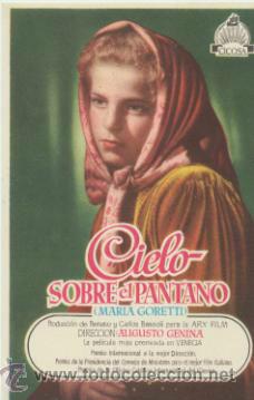 Cine: Cielo sobre el pantano. Sencillo de Cicosa.  &iexcl;IMPECABLE! - Foto 1