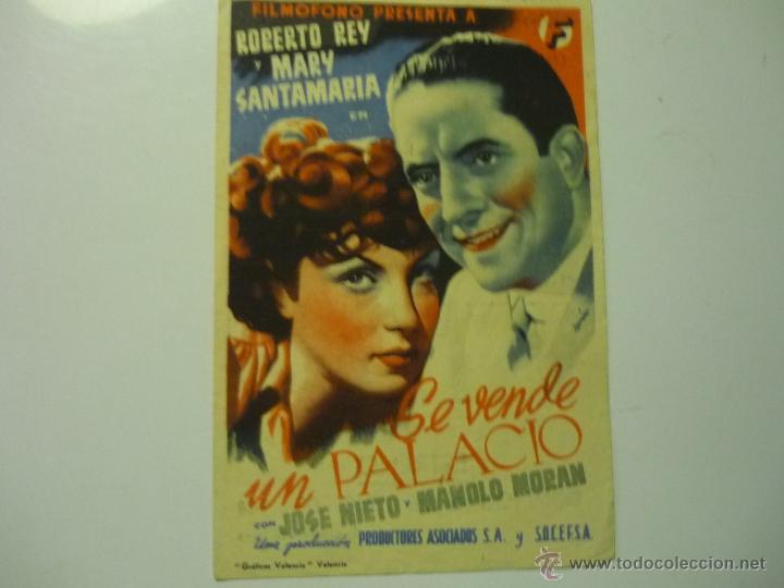 Cine: PROGRAMA SE VENDE UN PALACIO.-ROBERTO REY PUBLICIDAD - Foto 1