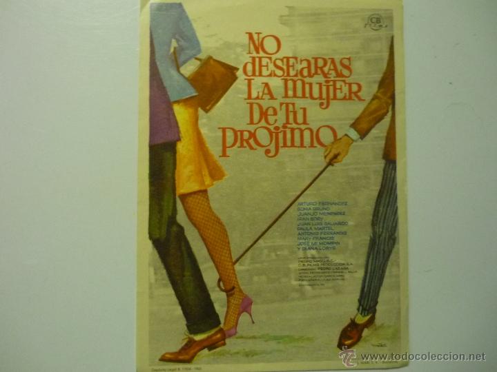 Cine: PROGRAMA NO DESEARAS LA MUJER DE TU PROJIMO.-A.FERNANDEZ - Foto 1