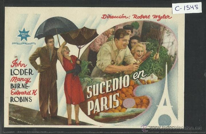 Cine: SUCEDIO EN PARIS - (C-1348) - Foto 1