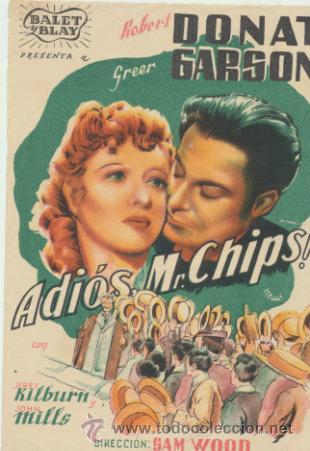 Cine: Adi&oacute;s Mr. Chips. Sencillo de Balet y Blay. - Foto 1