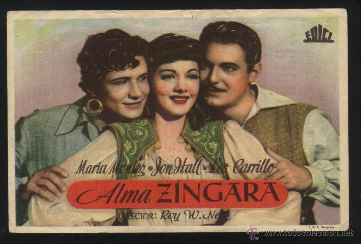 Kino: Q-02688- ALMA ZINGARA (Gypsy Wildcat) (CINE ECHEGARAY - MALAGA) Maria Montez - Jon Hall - Peter Coe