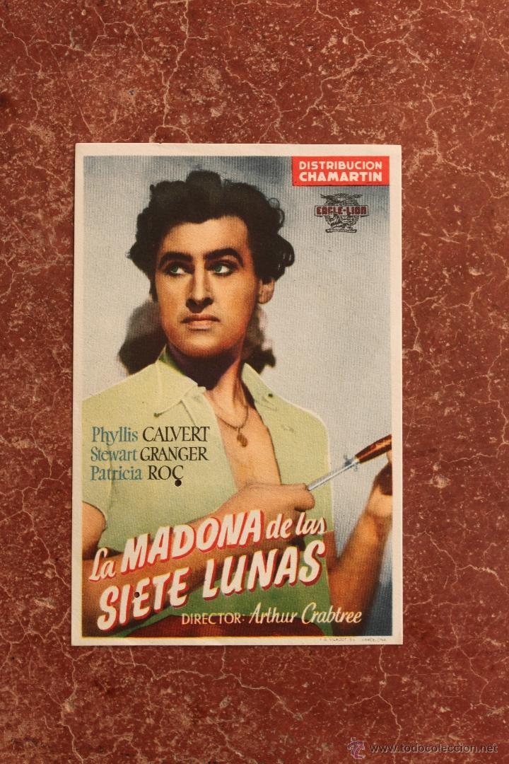Cine: FOLLETO DE MANO: LA MADONA DE LAS SIETE LUNAS