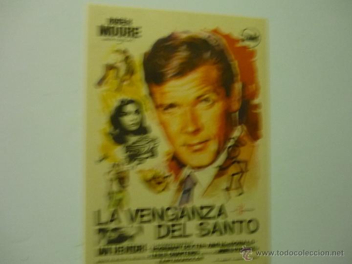Cine: PROGRAMA LA VENGANZA DEL SANTO .- ROGER MOORE - Foto 1