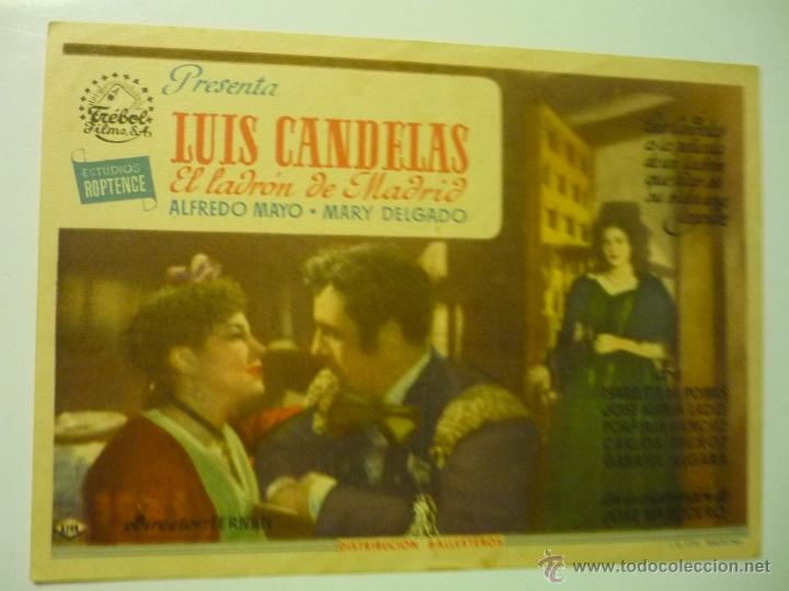 Cine: PROGRAMA LUIS CANDELAS .- ALFREDO MAYO - Foto 1