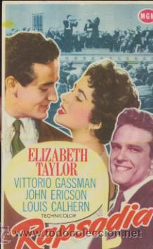 Cine: Rapsodia. Sencillo de MGM. - Foto 1