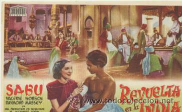 Cine: Revuelta en la India. Sencillo de Mercurio.  &iexcl;IMPECABLE! - Foto 1
