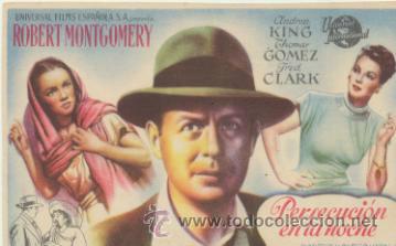 Cine: Persecuci&oacute;n en la noche. Sencillo de Universal.  &iexcl;IMPECABLE! - Foto 1
