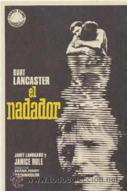 Folhetos de m&atilde;o de filmes antigos de cinema: el Nadador. Sencillo de Izaro Films.  &iexcl;IMPECABLE!