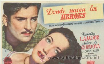 Cine: Donde nacen los H&eacute;roes. Sencillo de Paramount.  &iexcl;IMPECABLE! - Foto 1